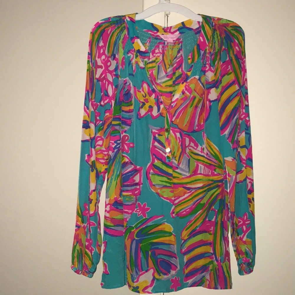 Lilly Pulitzer Medium Long Sleeve Shirt